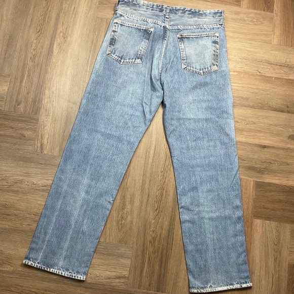 Rag Bone Fit 4 Miramar Jeans Mens 34 Light Wash Blue Faux Denim Greenwood NWT - Picture 5 of 13